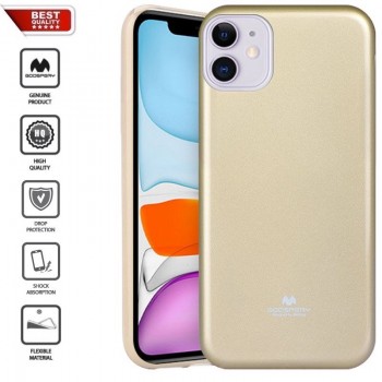 Goospery silikoninis dėklas - auksinės spalvos (Iphone 11)